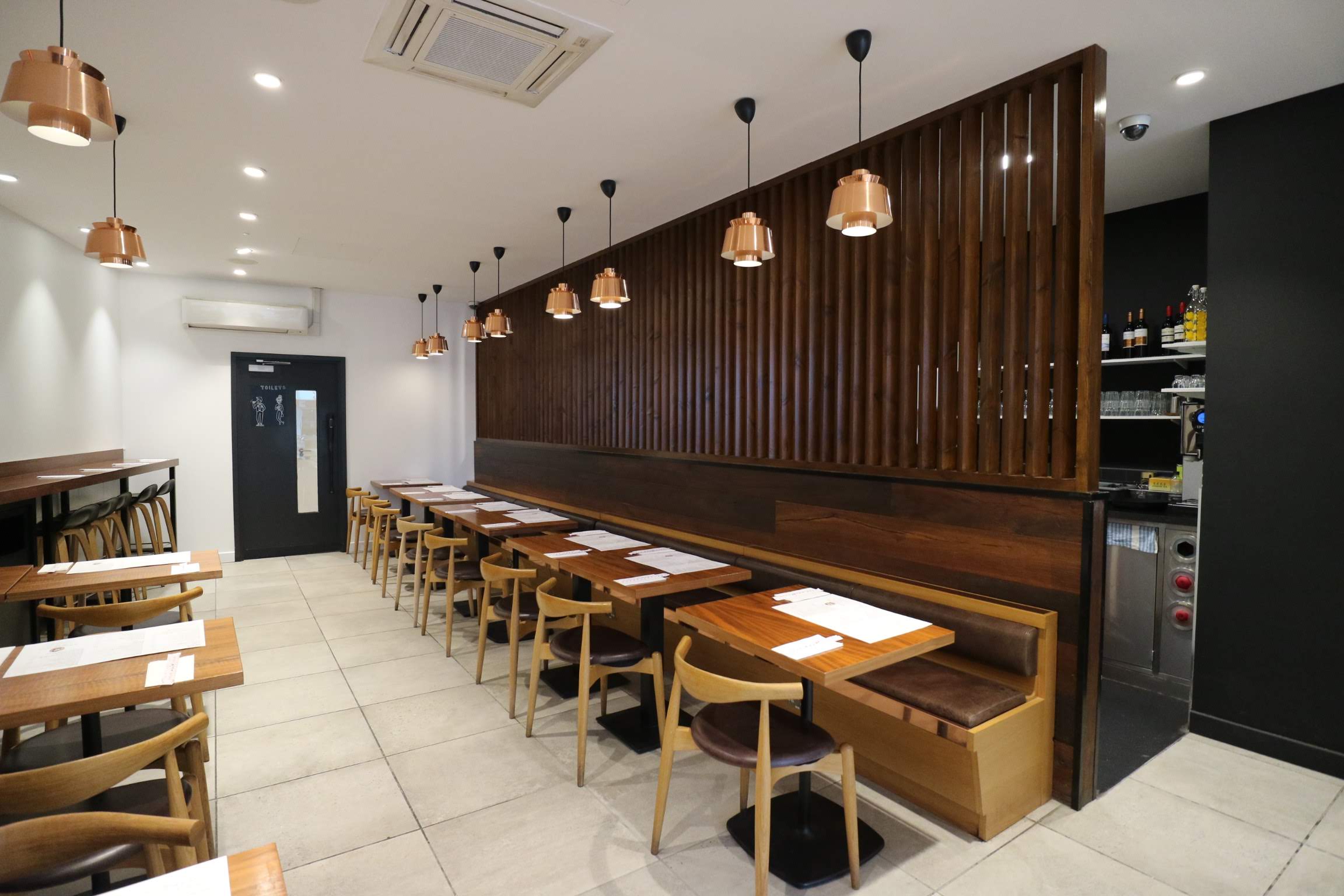Dining room at Mu Mu Street Food in Shoreditch