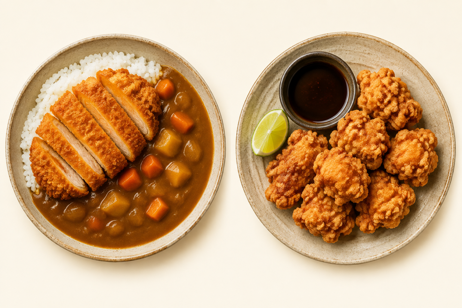 Chicken katsu curry with white rice